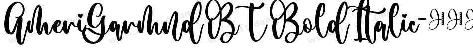 AmeriGarmnd BT Bold Italic字体转换